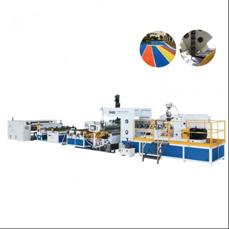 Mesin Ekstrusi Track Plastik Pracetak Termoplastik TPE/TPU
