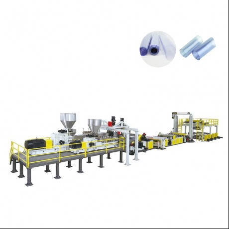 Garis Ekstrusi Lembar PET Berventilasi Twin Screw Dyer-free